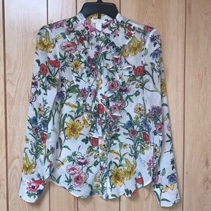 COPY - Beautiful floral ruffle blouse